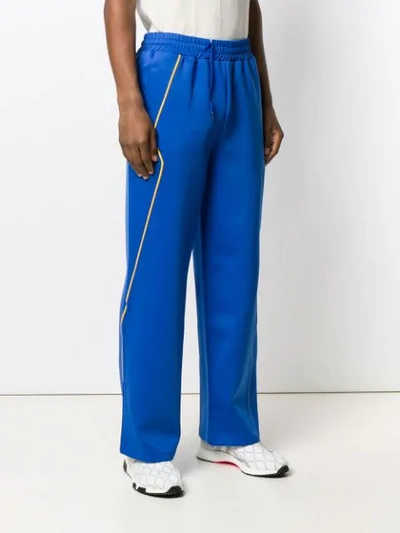 Ader Error Flared Sweatpants In Blue