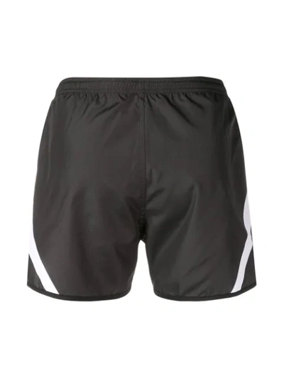 Shop Neil Barrett Arrow Swim Shorts In Black