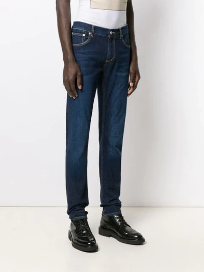 Shop Alexander Mcqueen Skinny Jeans - Blue
