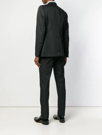 Shop Dolce & Gabbana Two Piece Formal Suit In Black