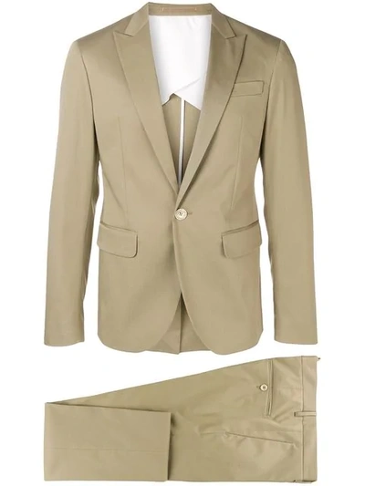 Shop Dsquared2 Classic Tailored Suit In Neutrals
