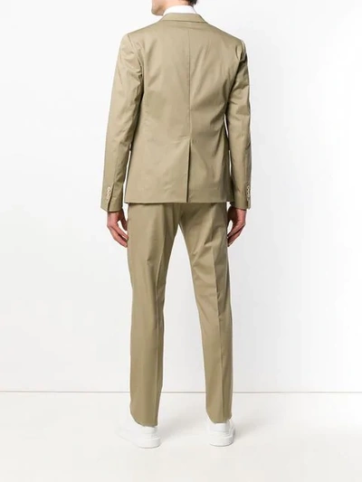 Shop Dsquared2 Classic Tailored Suit In Neutrals
