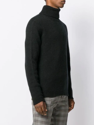 Shop Roberto Collina Roll-neck Sweater In Black