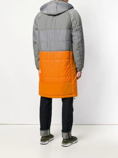 Shop Junya Watanabe X The North Face Padded Coat In Grey