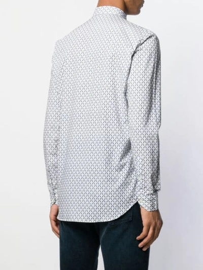 Shop Etro Printed Shirt In White