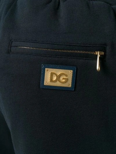 Shop Dolce & Gabbana Jogging Shorts In Blue