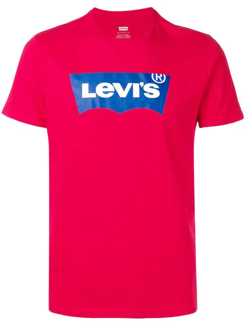 levis blue and red t shirt