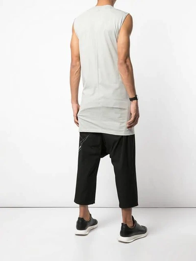 Shop Rick Owens Off-the-runway Rod T-shirt In Grey