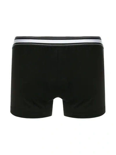 Shop Dolce & Gabbana Logo Waistband Boxers In Black