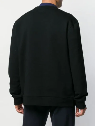 Shop Lanvin Logo Sweatshirt In Black