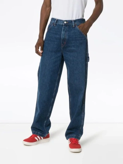 Shop Polo Ralph Lauren Relaxed Straight-leg Jeans In Blue
