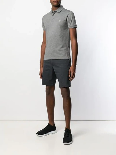 Shop Polo Ralph Lauren Slim-fit Shorts In Black