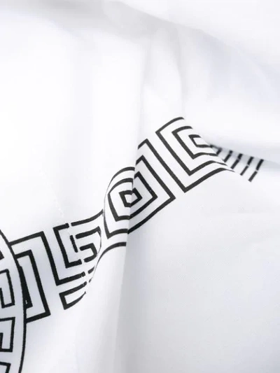 Shop Versace Medusa Print Shirt In White