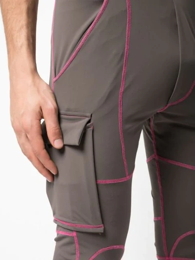 Shop Per Götesson Cargo Pocket Cycling Shorts In Grey