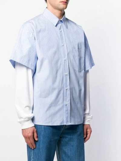 Shop Rassvet Short Sleeved Shirt In Blue