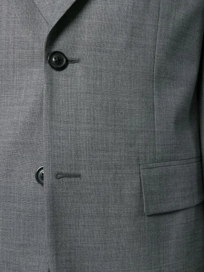 Shop Maison Margiela Woven Two Piece Suit In Grey