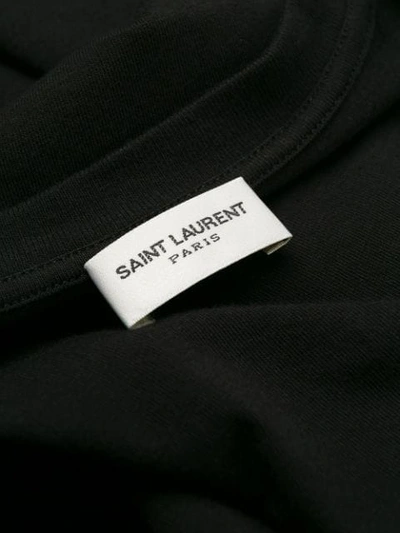 SAINT LAURENT STEREO PRINT T-SHIRT - 黑色