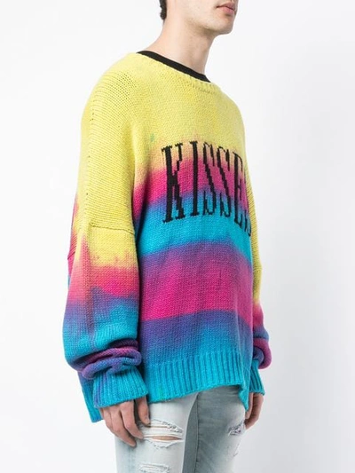 Shop Amiri Oversized Sweatshirt In Multicolour