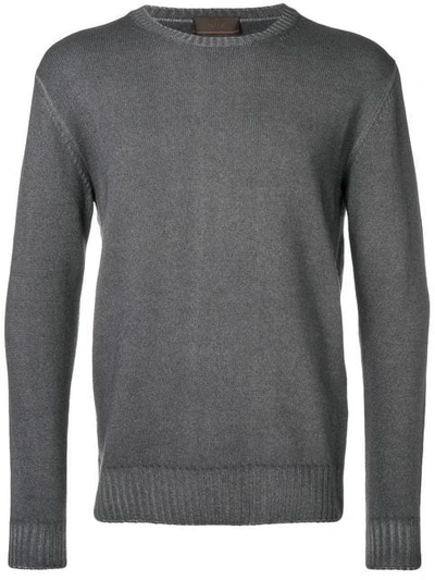 Shop Altea Pullover Mit Rundhalsausschnitt In Grey
