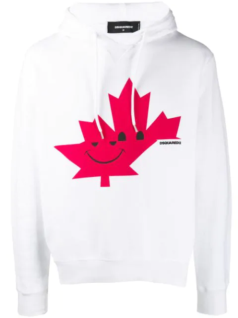 dsquared maple leaf sweatshirt