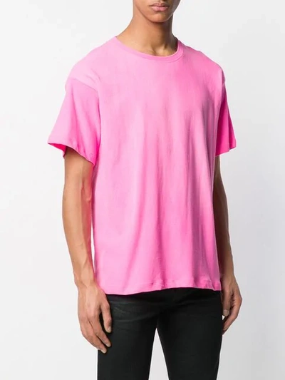 Shop Laneus Simple T In Pink