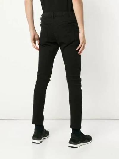 Shop Attachment Drawstring-waist Biker Trousers In Black