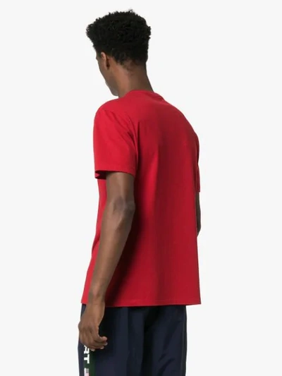 Shop Polo Ralph Lauren Logo Printed T-shirt In Red