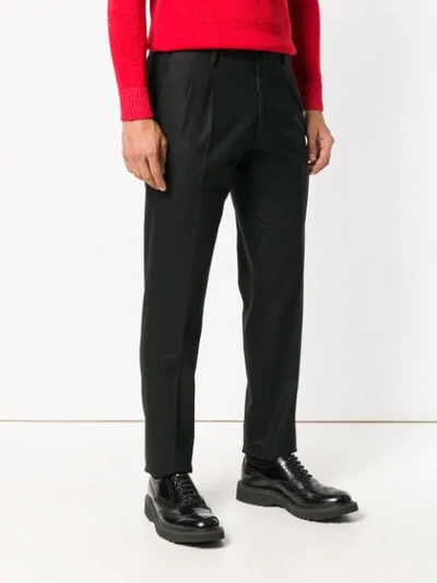 Shop Pt01 Preppy Trousers In Black