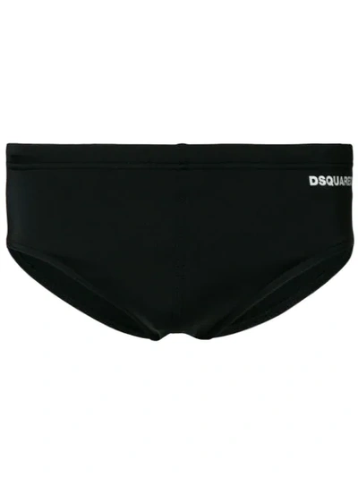 Shop Dsquared2 Icon Swim Trunks - Black