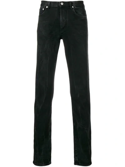 Shop Givenchy Straight Leg Trousers In Black