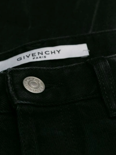 Shop Givenchy Straight Leg Trousers In Black