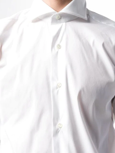 Shop Alessandro Gherardi Stretch Shirt In White
