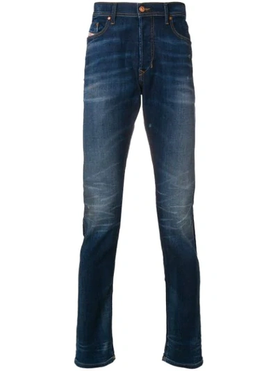 Shop Diesel Mharky Jeans In 01 Blue