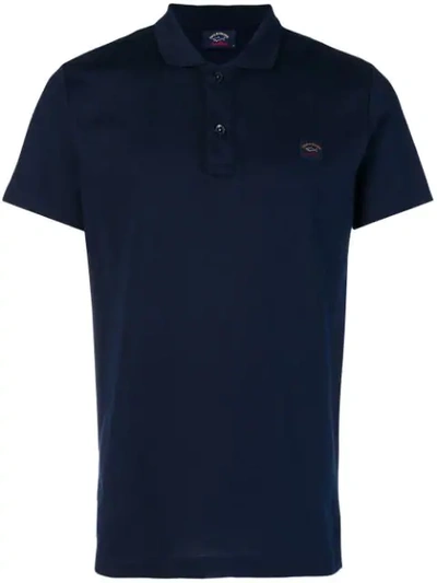 Shop Paul & Shark Basic Polo Shirt - Blue