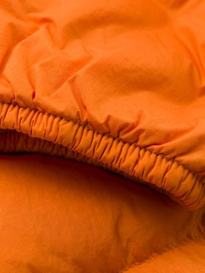 Shop Stone Island Regular Padded Jacket In Orange
