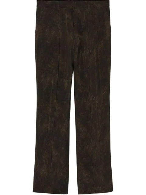 burberry print trousers
