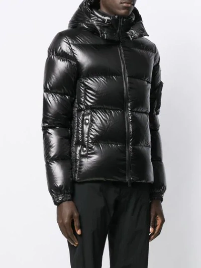 Shop Tatras Padded Hood Jacket In Black