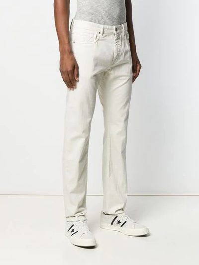 Shop Incotex Five Pocket Design Jeans In Neutrals