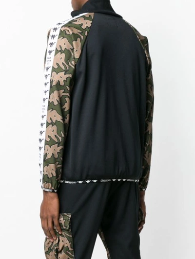 Shop Perks And Mini Camouflage Print Sports Jacket In Green