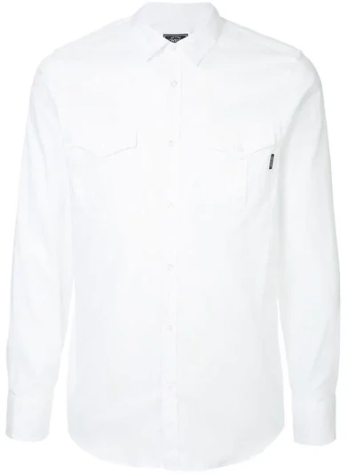 Shop Loveless Pockets Shirt In White