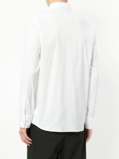 Shop Loveless Pockets Shirt In White