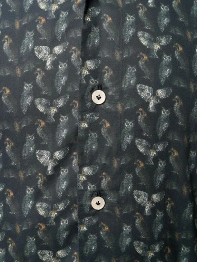 Shop Alessandro Gherardi Patterned Shirt In Black