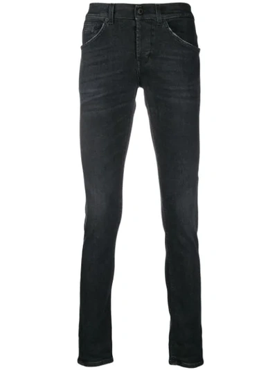 Shop Dondup Jeans Mit Schmalem Bein In Black