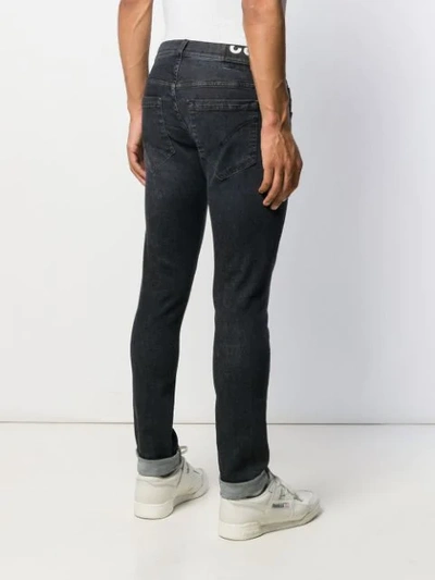 Shop Dondup Jeans Mit Schmalem Bein In Black