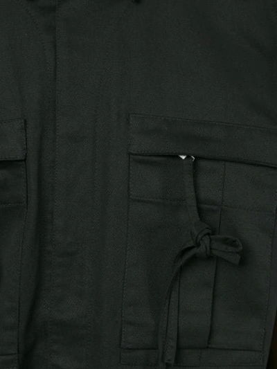 Shop Ktz Chest Cargo-pocket Shirt In Black