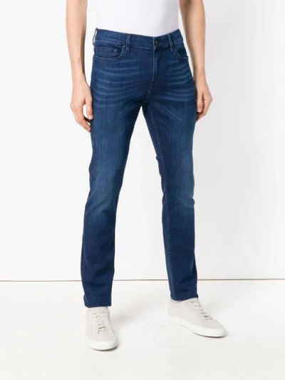 Shop 7 For All Mankind Luxe Performance Jeans In Blue