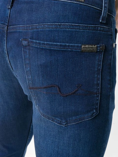 Shop 7 For All Mankind Luxe Performance Jeans In Blue
