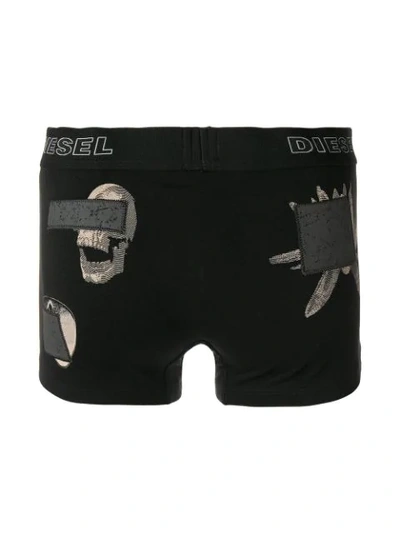 Shop Diesel Umbx-damient Boxers - Black