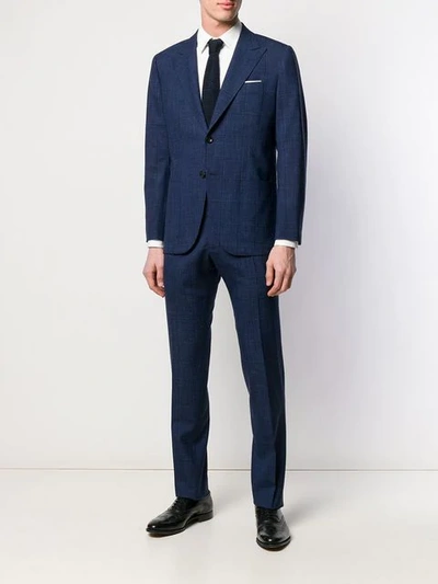 Shop Kiton Two In Blue
