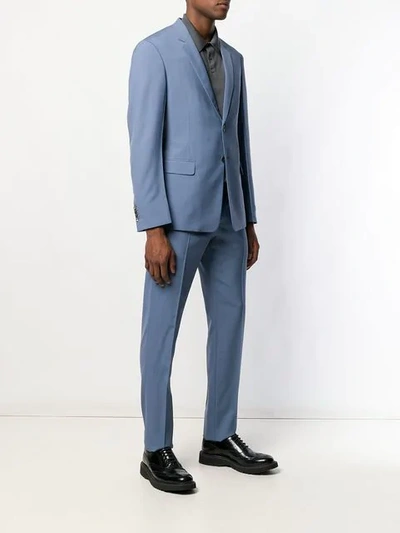 Shop Prada Two-piece Suit In Blue